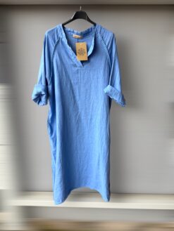 Milano linendress Azur blå