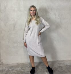 Basic Dress- viskosmix Beige
