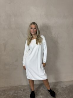 Basic Dress- viskosmix off white