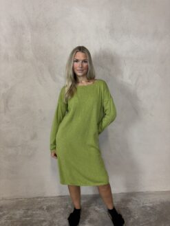 Basic Dress- viskosmix Salvia