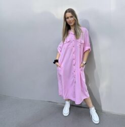 klänning i lyocell - Ny Rosa