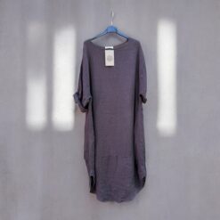 Andrea linendress - espresso