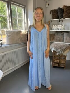 Anabella 100% linne - Blue