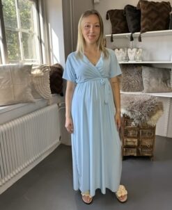 Bonnie dress - blå onesize stl 36-40