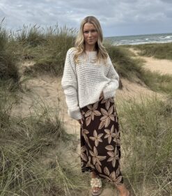 Happy autumn sweater – offwhite