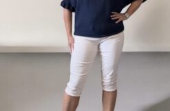 Magisk Cozy capri byxa i stretchigt material Rosa