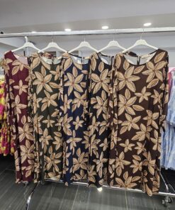 Dreamy fall flower dress Merlot