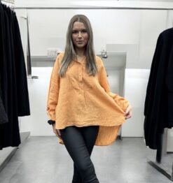 NYHET penelope linenblaus - aprikos