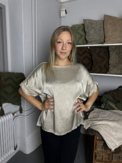 Glammy blus beige