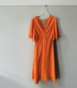 Vera linendress - Orange