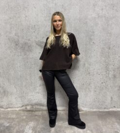 Skinnbyxa flared black