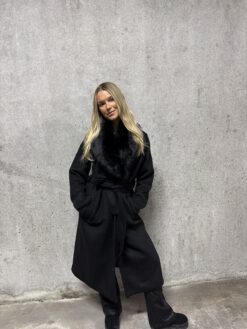 Glam coat- Black