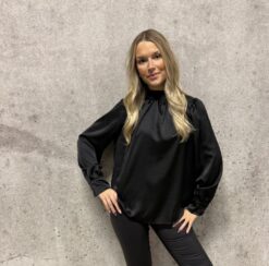 Elegant blus Svart