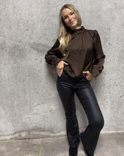 Elegant blus Espresso