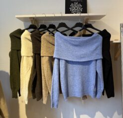 Lilian offshoulder mocca