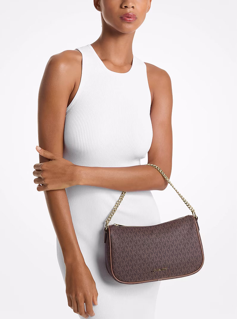 Michael Kors - Carmela Medium Signature Logo Brown